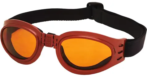 RULYT TTBLADE FOLD metalická červená / Sportovní brýle / Skládací / UV400 / Anti-fog