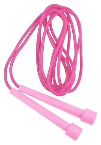 LIFEFIT Švihadlo Speed Rope 280cm růžové / PVC lano / Plastové rukojeti / Nastavitelná délka