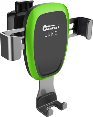 Compass LUKE-A zelená / Držák telefonu / do mřížky ventilace / gravitační úchyt