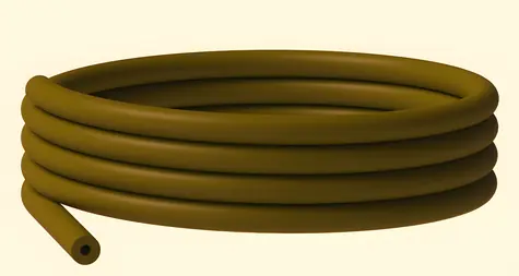 SURETTI PVC hadička hnědá / Rybářská bižuterie