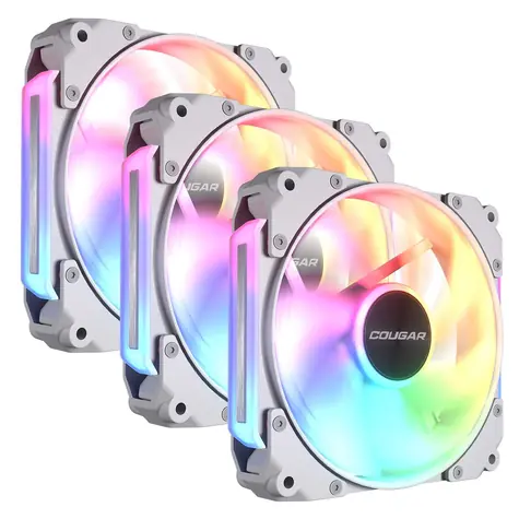 COUGAR Apolar 120 ARGB Reverse Blade bílá, 3 ks / Ventilátor / 120 mm / 75,4 CFM / PWM / ARGB