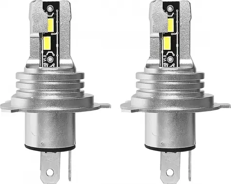 Compass SILVER LED žárovka H4 2ks / Autožárovka / 12V / 25W / 2000 lm / 6500K