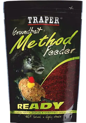 Traper Vnadící směs Method Feeder Ready Kapr / Balení 10 ks / Feeder, plavaná, položená