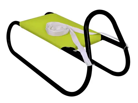 RULYT Kovové saně 62 cm světle zeleno-černé / nosnost: 30 kg