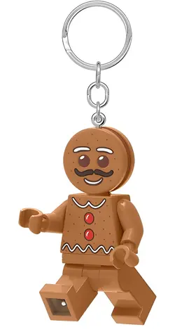 LEGO Klíčenka Perníkový panáček se svítilnou / LED světlo / cca 7,5 cm / 6+