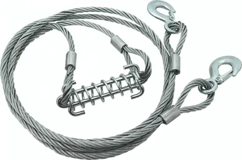 Compass Vyprošťovací lano 7000 kg / Odpružené / Karabiny s pojistkou / Délka 4 m / O 10 mm