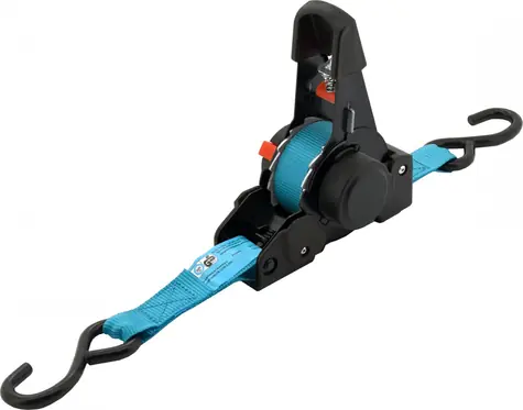 Compass Upínací popruh BLUE WAY 320daN 3,5 m / Popruh / Samonavíjecí ráčna / TÜV/GS / Modrá