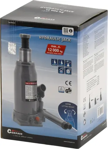 COMPASS Hever hydraulický 12 t / TÜV / GS / CE / zdvih 215-400 mm