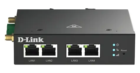 D-Link 4G Multi-Connect Modem 4x černá / Modem / 4G LTE / 4x RJ-45 / Firewall
