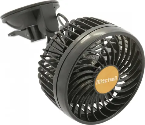 Compass MITCHELL / Ventilátor do auta na přísavku / 115 mm / 24V / 2 rychlosti