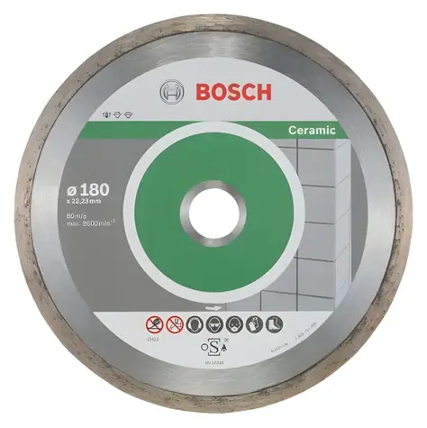 Bosch Standard for Ceramic 2608603233 / Diamantový kotouč / 180x22,23 mm / 10 ks