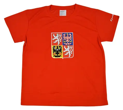 SportTeam Fanouškovské triko Česká republika 5 pánské / Triko / XL / 100% polyester