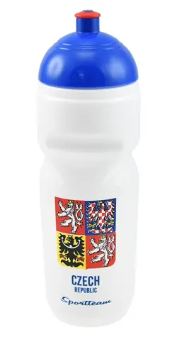 SPORTTEAM Láhev SPORTTEAM ČR bílá / 600 ml