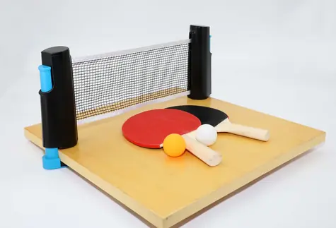 RULYT Set na pingpong / 2x pálka / 3x míček / síťka s držákem