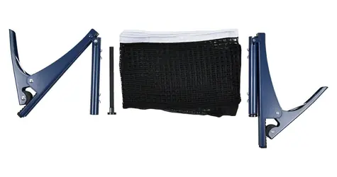 RULYT Síť na stolní tenis s držáky / 182x15 cm / do desky max. 4 cm / polyester, ocel