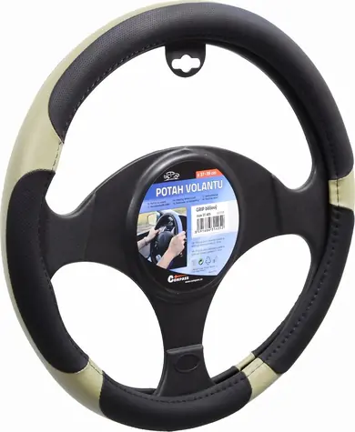 Compass Potah volantu GRIP béžový / Potah volantu / 37-39 cm