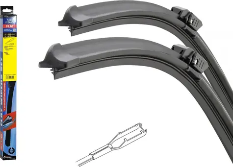 Compass Stěrače Flat TALON 550+410mm / Stěrače / sada řidič + spolujezdec / Dacia Dokker, Dacia Lodgy