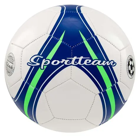 SPORTTEAM S2 modro-zelený / Fotbalový míč / vel. 5 / PVC třívrstvý