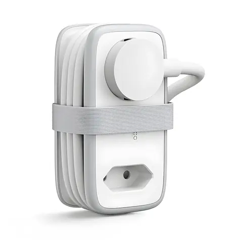 Orico APP bílá / Nabíjecí stanice / 2x AC + 2x USB-A + 1x USB-C / 15,5W