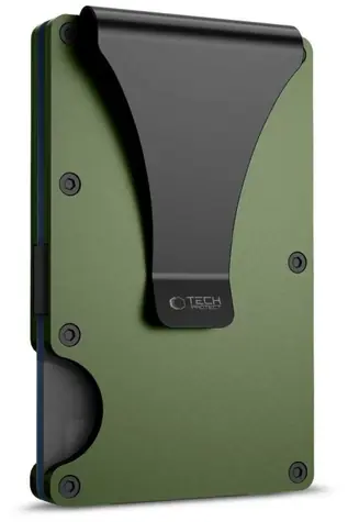 Tech-Protect Thorn RFID zelená / Peněženka / RFID ochrana