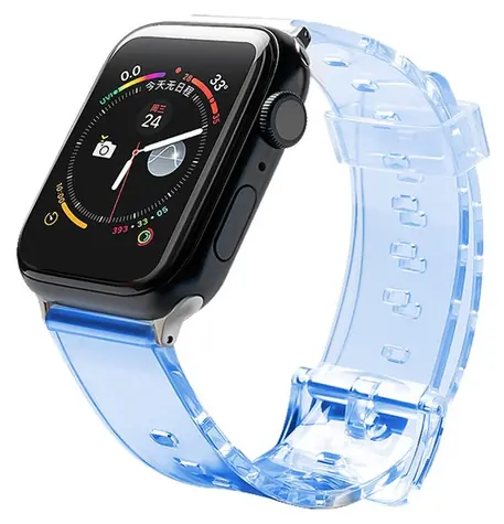 Hurtel Strap Light modrá / Řemínek / Apple Watch 38/40 mm / Silikonový