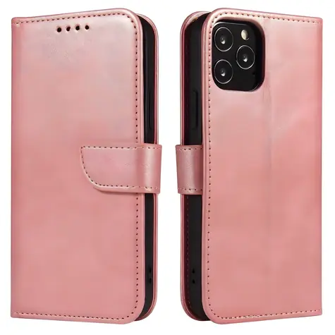 Hurtel Magnet Case pro Samsung Galaxy A03s růžová / Pouzdro / Flip / Stojánek
