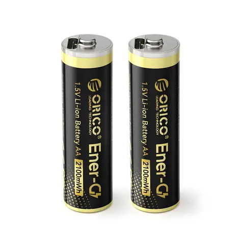 Orico Ener-G EG5C / Nabíjecí baterie AA / 1,5V / 2100mWh / USB-C / 2 ks