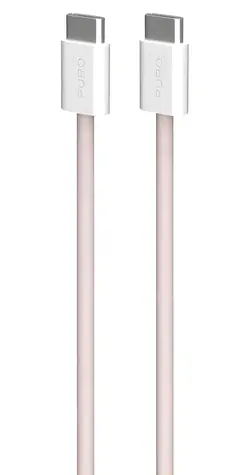Puro Fabrik FABK4 růžová / Datový kabel USB-C na USB-C / 60 W / 1,5 m