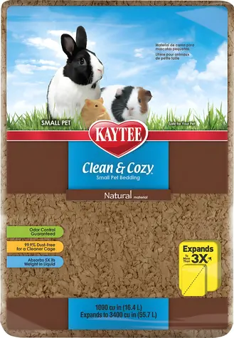 KAYTEE Podestýlka CLEAN&COZY NATURAL / Podestýlka pro hlodavce / 49,2 l