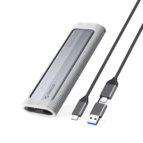 Orico AXM2F-V1 šedá / Box pro M.2 NGFF SSD / USB-C / 5 Gb/s
