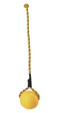 HUHUBAMBOO Míč na šňůře pro psy M / Hračka pro psy / EVA / Plave i na suchu