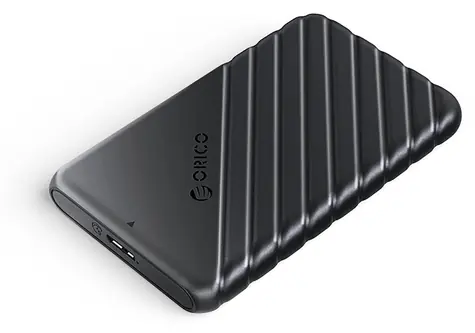 Orico 25PW1-U3 černá / Box pro 2,5" HDD/SSD / USB 3.0 Micro-B / 5 Gbps
