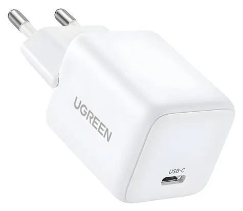 Ugreen Nexode N Series X512 bílá / Nabíjecí adaptér / GaN / 20W / 1x USB-C