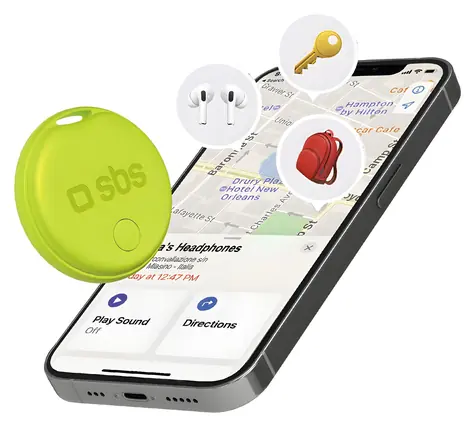 SBS Track My Circle zelená / Lokátor / kompatibilní s Apple Find My