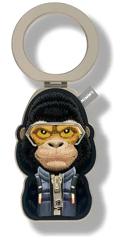 Nimmy Cool&Cute 2.0 Gorilla černá / Magnetický přívěsek / MagSafe