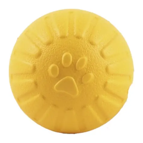 Huhubamboo Míček pro psy S žlutá / Hračka pro psy / EVA / 7 cm