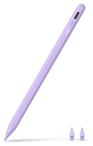 Metapen A8 fialová / Aktivní stylus / Pro iPad / USB-C nabíjení