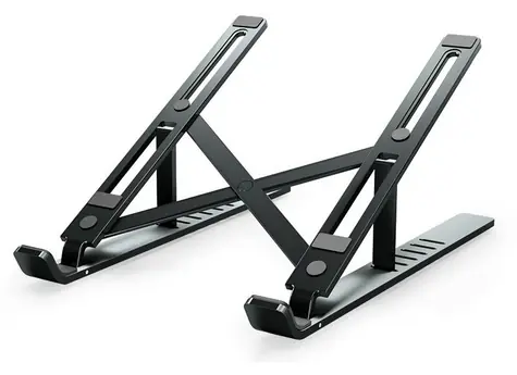 Tech-Protect Alustand tmavě šedá / Stojan pro notebook / Univerzální / Hliníkový