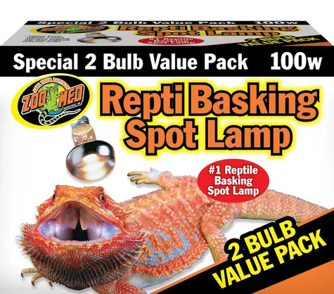 ZooMed Basking Spot 2 ks 100W / Bodová žárovka do terária / Dvojitý reflektor