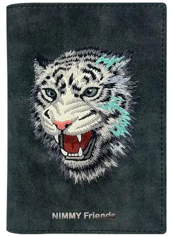 Nimmy Raptor Tiger tmavě šedá / Pouzdro na doklady / Peněženka