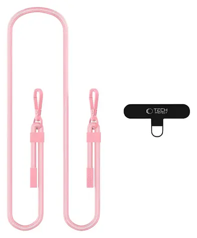 Tech-Protect C5SE Leash růžová / Poutko na telefon