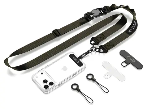 Tech-Protect C9S zelená / Šňůrka na telefon / Crossbody