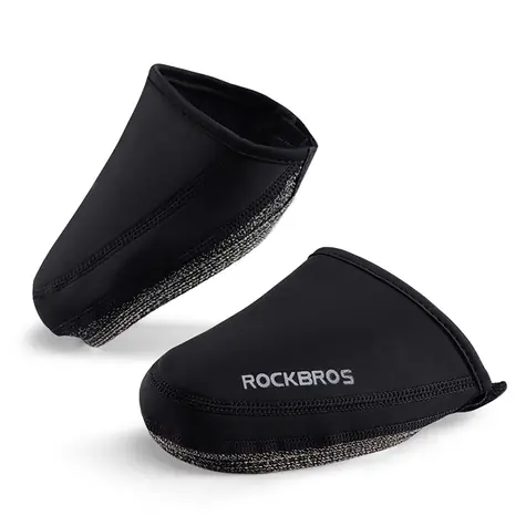 Rockbros LF1030 černá / Cyklistické návleky na boty / Větruodolné / Zateplené / Velikost 36-42