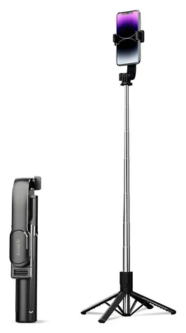Orico SPN100 černá / Selfie tyč se stativem / Bluetooth 5.2 / otočení 360°
