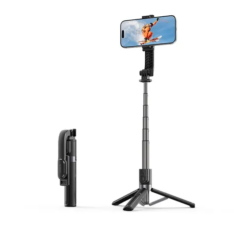 Orico SPV90 černá / Selfie tyč / Hliníkový mini stativ / Bluetooth / 360°
