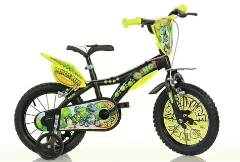 Dino Bikes Dinosaur Adventuri 16" chlapecké / Dětské jízdní kolo