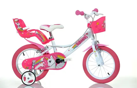 Dino Bikes 144GLN UNICORN 14" dívčí / Dětské jízdní kolo
