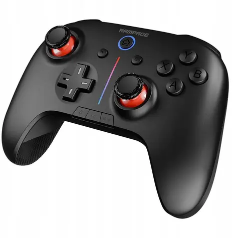 Rampage Hydra Pro černá / Gamepad / Bezdrátový / 2.4GHz / Hall Effect / Magnetické spouště