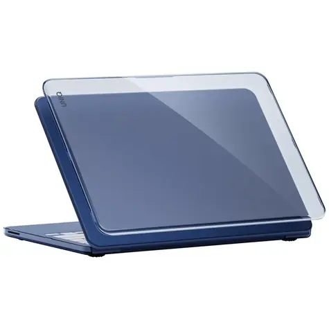 Uniq Vero poloprůhledná tmavě modrá / Pouzdro / Pro Apple MacBook Neo