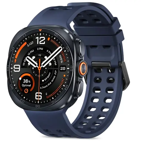 Tech-Protect Silicone Air Strap tmavě modrá / Řemínek pro Samsung Galaxy Watch Ultra 47 mm / silikonový